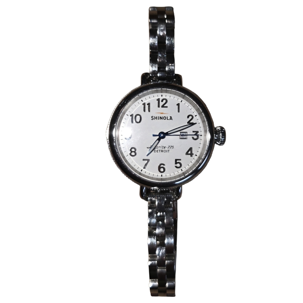☆Shinola Silver and Black Women's Watch☆